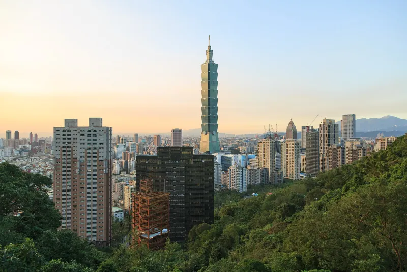 View of Taiwan